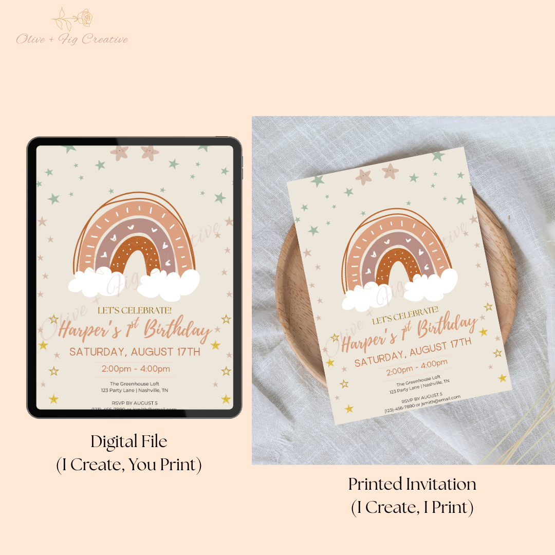Boho Birthday Suite – Soft & Sweet 1st Birthday Theme