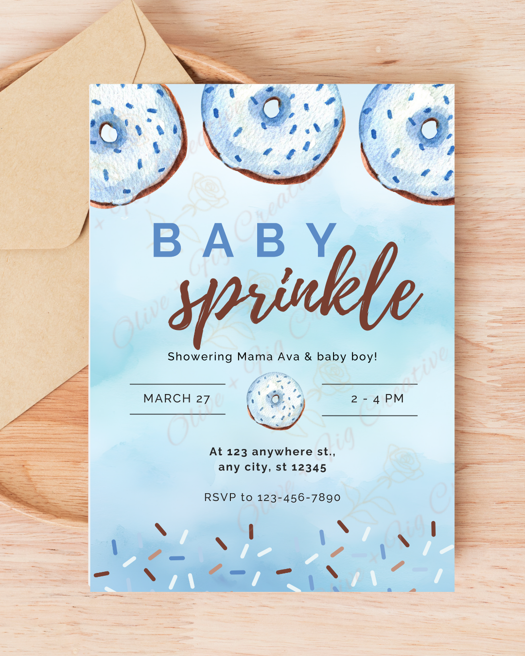 Baby Sprinkle Invitation