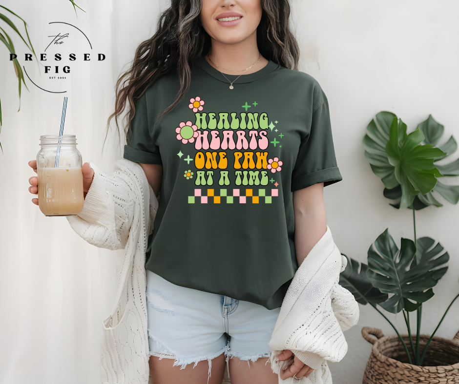 Healing Hearts, One Paw at a Time Tee | PREORDER