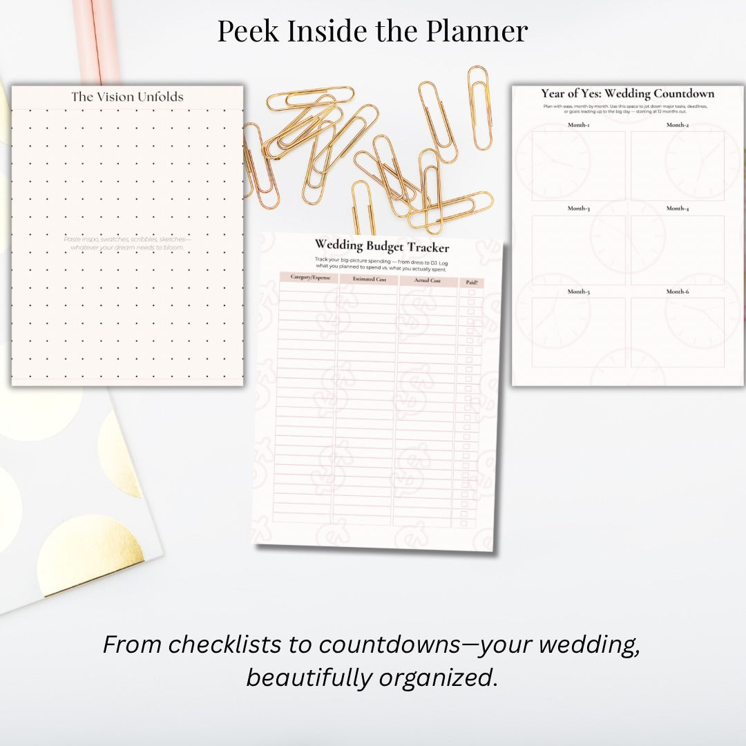 Details & Daydreams – A Wedding Planner for the Intentional Bride