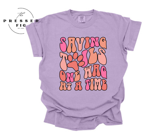 Saving Tails, One Wag at a Time Tee | PREORDER